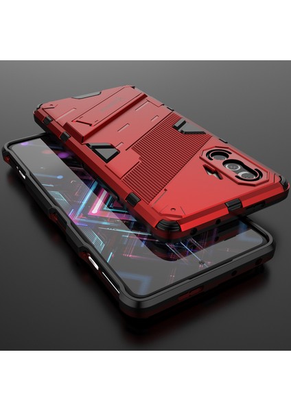 Xiaomi Poco F3 Gt /redmi K40 Gaming Için Sert Pc Tpu Hibrit Düşme Önleyici Stand Telefon Kılıfı - Kırmızı (Yurt Dışından) indirimleri