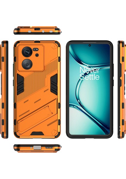 Xiaomi 13T/13T Pro/redmi K60 Ultra Için Sert Pc Tpu Hibrit Düşme Önleyici Stand Telefon Kılıfı - Turuncu (Yurt Dışından) fiyatları