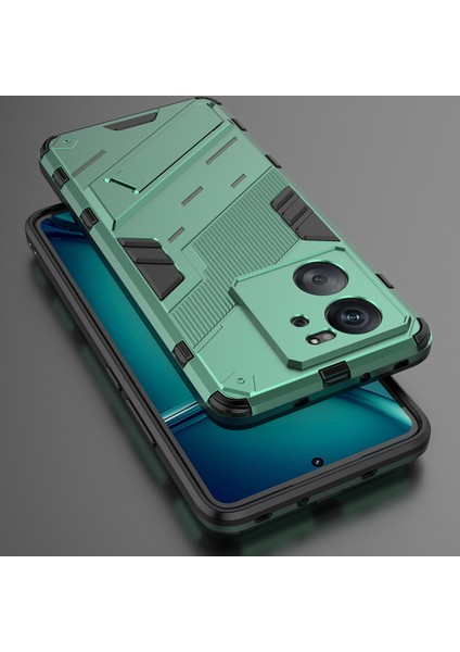 Xiaomi 13T/13T Pro/redmi K60 Ultra Için Sert Pc Tpu Hibrit Düşme Önleyici Stand Telefon Kılıfı - Yeşil (Yurt Dışından) indirimleri