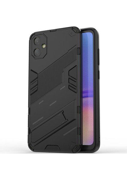 Samsung Galaxy A05 4g Için Sert Pc Tpu Hibrit Düşme Önleyici Stand Telefon Kılıfı - Siyah (Yurt Dışından)