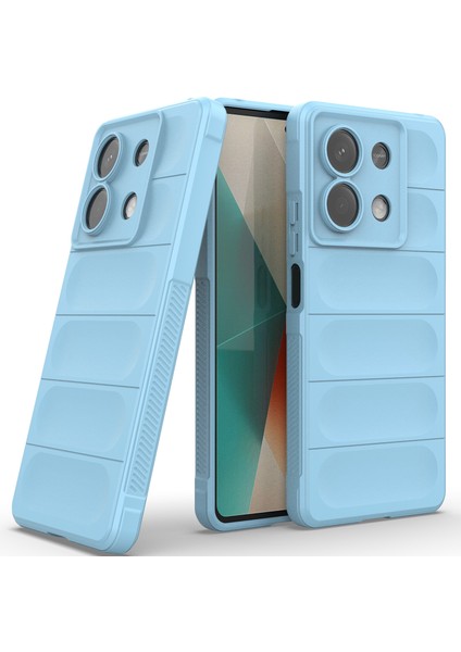 Xiaomi Redmi Note 13 Için Yumuşak Tpu Kaymaz Telefon Kılıfı - Mavi (Yurt Dışından)