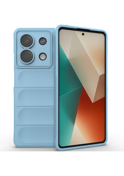 Xiaomi Redmi Note 13 Için Yumuşak Tpu Kaymaz Telefon Kılıfı - Mavi (Yurt Dışından)