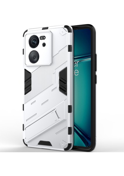 Xiaomi 13T/13T Pro/redmi K60 Ultra Için Sert Pc Tpu Hibrit Düşme Önleyici Stand Telefon Kılıfı - Beyaz (Yurt Dışından) modelleri
