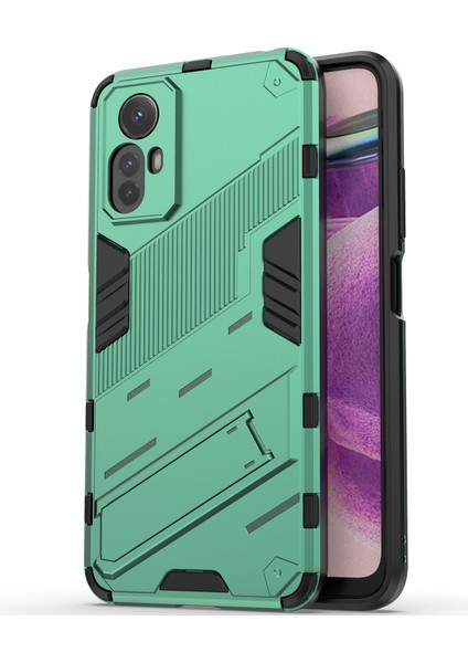 Xiaomi Redmi Note 12S 4g Için Sert Pc Tpu Hibrit Düşme Önleyici Stand Telefon Kılıfı - Yeşil (Yurt Dışından) modelleri