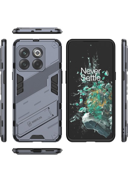 Oneplus 10T Için Sert Pc Tpu Hibrit Düşme Önleyici Stand Telefon Kılıfı - Gri (Yurt Dışından) fiyatları