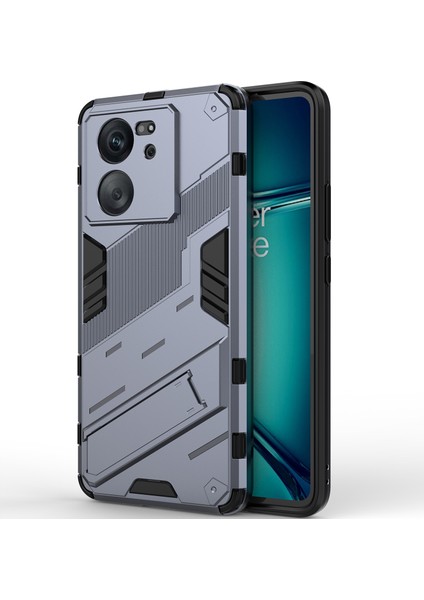 Xiaomi 13T/13T Pro/redmi K60 Ultra Için Sert Pc Tpu Hibrit Düşme Önleyici Stand Telefon Kılıfı - Gri (Yurt Dışından) modelleri