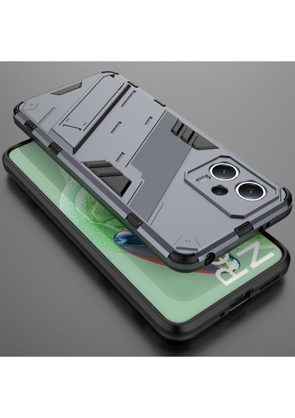 Xiaomi Poco X5 /redmi Note 12 5g Için Sert Pc Tpu Hibrit Düşme Önleyici Stand Telefon Kılıfı - Gri (Yurt Dışından) indirimleri