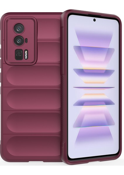 Xiaomi Redmi K60 / K60 Pro Için Yumuşak Tpu Kaymaz Telefon Kılıfı - Koyu Kırmızı (Yurt Dışından) fiyatları