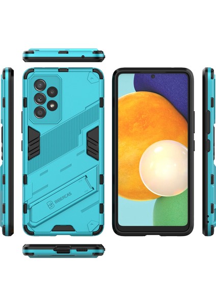 Samsung Galaxy A53 5g Için Sert Pc Tpu Hibrit Düşme Önleyici Stand Telefon Kılıfı - Mavi (Yurt Dışından) fiyatları