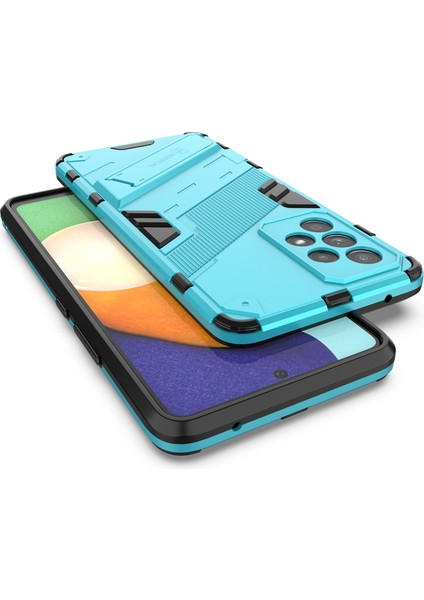 Samsung Galaxy A53 5g Için Sert Pc Tpu Hibrit Düşme Önleyici Stand Telefon Kılıfı - Mavi (Yurt Dışından) indirimleri