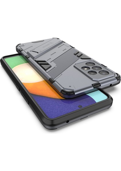 Samsung Galaxy A53 5g Için Sert Pc Tpu Hibrit Düşme Önleyici Stand Telefon Kılıfı - Gri (Yurt Dışından) indirimleri