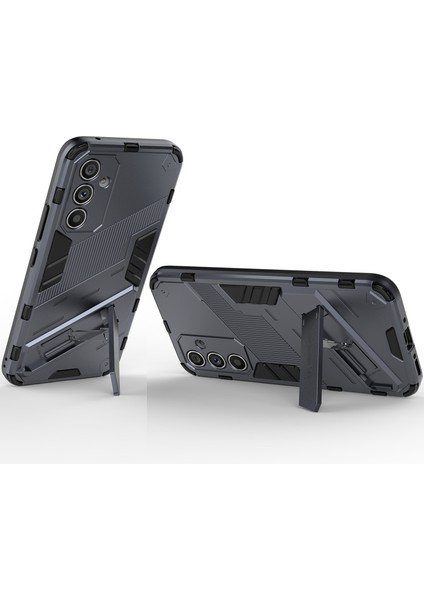 Samsung Galaxy A54 Için Sert Pc Tpu Hibrit Düşme Önleyici Stand Telefon Kılıfı - Gri (Yurt Dışından) fırsatları