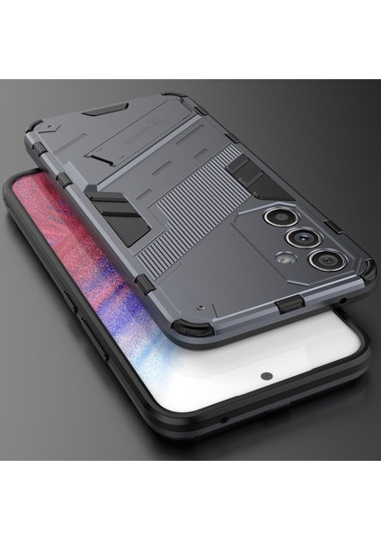 Samsung Galaxy A54 Için Sert Pc Tpu Hibrit Düşme Önleyici Stand Telefon Kılıfı - Gri (Yurt Dışından) indirimleri