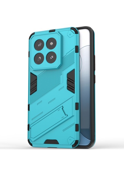 Xiaomi 14 Pro Için Sert Pc Tpu Hibrit Düşme Önleyici Stand Telefon Kılıfı - Mavi (Yurt Dışından) modelleri