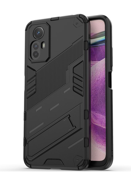 Xiaomi Redmi Note 12S 4g Için Sert Pc Tpu Hibrit Düşme Önleyici Stand Telefon Kılıfı - Siyah (Yurt Dışından) modelleri