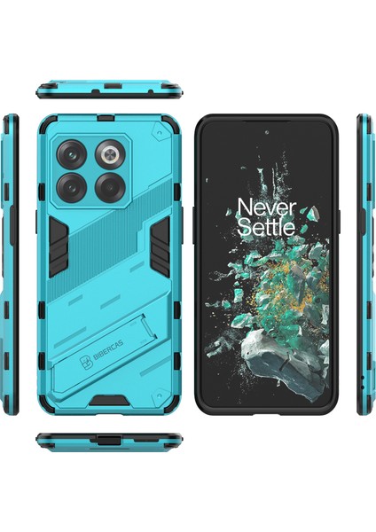 Oneplus 10T Için Sert Pc Tpu Hibrit Düşme Önleyici Stand Telefon Kılıfı - Mavi (Yurt Dışından) fiyatları