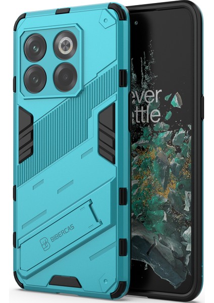 Oneplus 10T Için Sert Pc Tpu Hibrit Düşme Önleyici Stand Telefon Kılıfı - Mavi (Yurt Dışından) modelleri