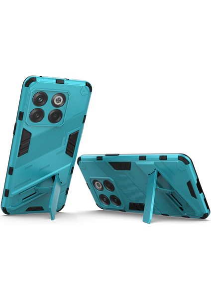 Oneplus 10T Için Sert Pc Tpu Hibrit Düşme Önleyici Stand Telefon Kılıfı - Mavi (Yurt Dışından) fırsatları