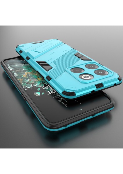Oneplus 10T Için Sert Pc Tpu Hibrit Düşme Önleyici Stand Telefon Kılıfı - Mavi (Yurt Dışından) indirimleri