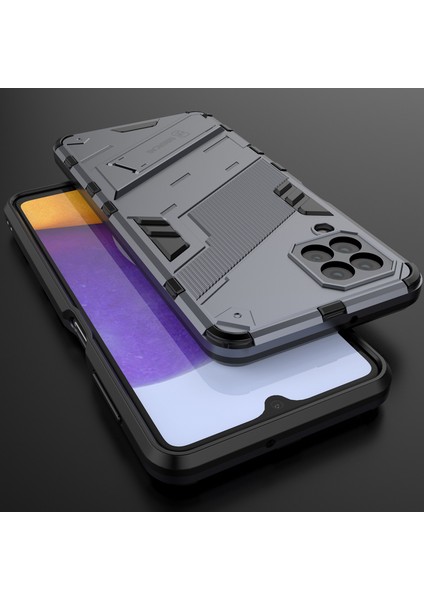 Samsung Galaxy A22 4g Için Sert Pc Tpu Hibrit Düşme Önleyici Stand Telefon Kılıfı - Gri (Yurt Dışından) indirimleri