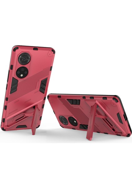 Huawei Nova 9 Pro /honor 50 Pro Için Sert Pc Tpu Hibrit Düşme Önleyici Stand Telefon Kılıfı - Sıcak Pembe (Yurt Dışından) fırsatları
