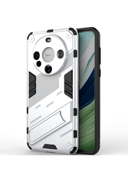 Huawei Mate 60 Için Sert Pc Tpu Hibrit Düşme Önleyici Stand Telefon Kılıfı - Beyaz (Yurt Dışından) modelleri