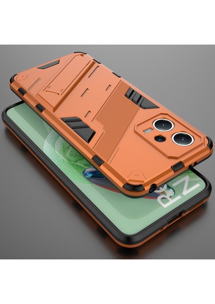 Xiaomi Poco X5 /redmi Note 12 5g Için Sert Pc Tpu Hibrit Düşme Önleyici Stand Telefon Kılıfı - Turuncu (Yurt Dışından) indirimleri