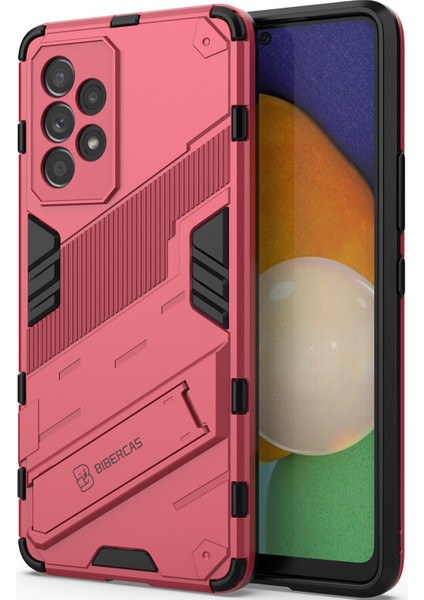 Samsung Galaxy A53 5g Için Sert Pc Tpu Hibrit Düşme Önleyici Stand Telefon Kılıfı - Sıcak Pembe (Yurt Dışından) modelleri