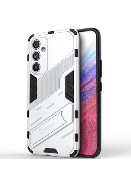Samsung Galaxy A54 Için Sert Pc Tpu Hibrit Düşme Önleyici Stand Telefon Kılıfı - Beyaz (Yurt Dışından) modelleri