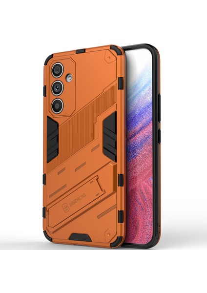 Samsung Galaxy A54 Için Sert Pc Tpu Hibrit Düşme Önleyici Stand Telefon Kılıfı - Turuncu (Yurt Dışından) modelleri