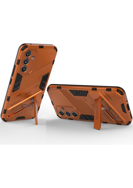 Samsung Galaxy A54 Için Sert Pc Tpu Hibrit Düşme Önleyici Stand Telefon Kılıfı - Turuncu (Yurt Dışından) fırsatları