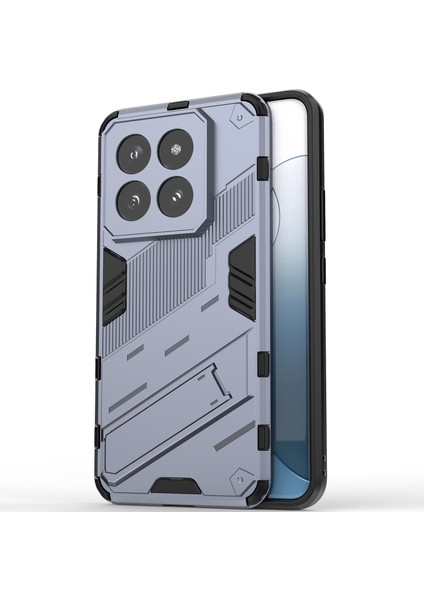 Xiaomi 14 Pro Için Sert Pc Tpu Hibrit Düşme Önleyici Stand Telefon Kılıfı - Gri (Yurt Dışından) modelleri
