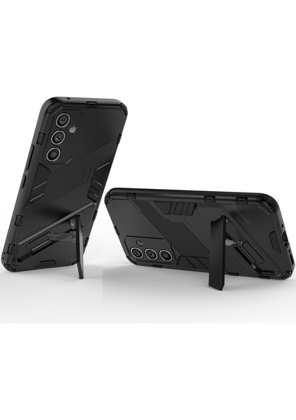 Samsung Galaxy A54 Için Sert Pc Tpu Hibrit Düşme Önleyici Stand Telefon Kılıfı - Siyah (Yurt Dışından) fırsatları