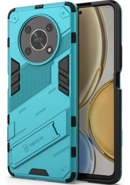 Honor X9 /honor X30/MAGIC4 Lite/honor X40 Gt Için Sert Pc Tpu Hibrit Düşme Önleyici Stand Telefon Kılıfı - Mavi (Yurt Dışından) modelleri