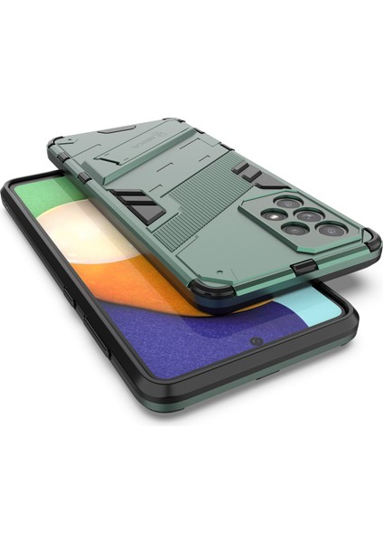 Samsung Galaxy A73 5g Için Sert Pc Tpu Hibrit Düşme Önleyici Stand Telefon Kılıfı - Yeşil (Yurt Dışından) indirimleri