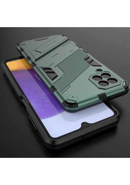 Samsung Galaxy A22 4g Için Sert Pc Tpu Hibrit Düşme Önleyici Stand Telefon Kılıfı - Yeşil (Yurt Dışından) indirimleri