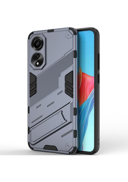 Oppo A78 4g Için Sert Pc Tpu Hibrit Düşme Önleyici Stand Telefon Kılıfı - Gri (Yurt Dışından) modelleri