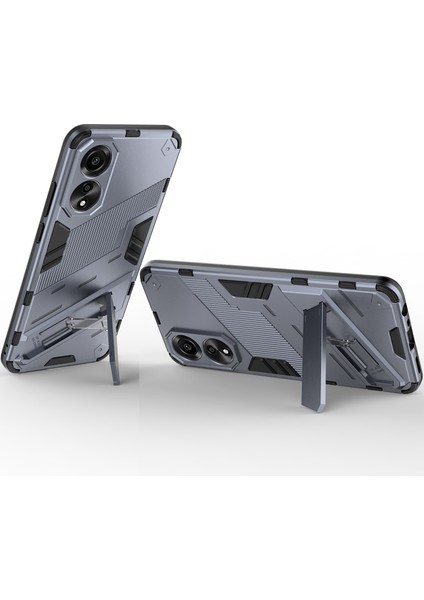 Oppo A78 4g Için Sert Pc Tpu Hibrit Düşme Önleyici Stand Telefon Kılıfı - Gri (Yurt Dışından) fırsatları