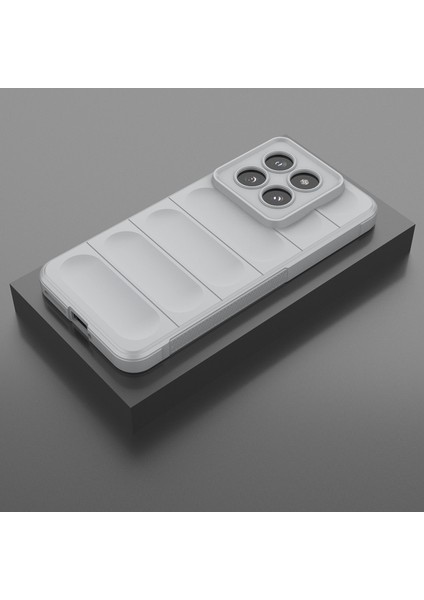 Xiaomi 14 Pro Için Yumuşak Tpu Kaymaz Telefon Kılıfı - Gri (Yurt Dışından) modelleri