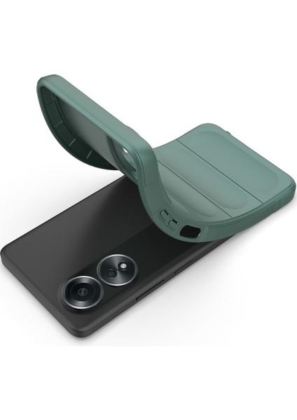 Oppo A58 4g Için Yumuşak Tpu Kaymaz Telefon Kılıfı - Yeşil (Yurt Dışından) fırsatları