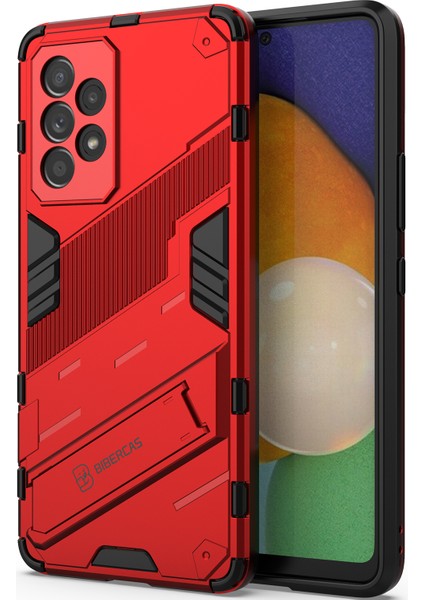 Samsung Galaxy A53 5g Için Sert Pc Tpu Hibrit Düşme Önleyici Stand Telefon Kılıfı - Kırmızı (Yurt Dışından) modelleri