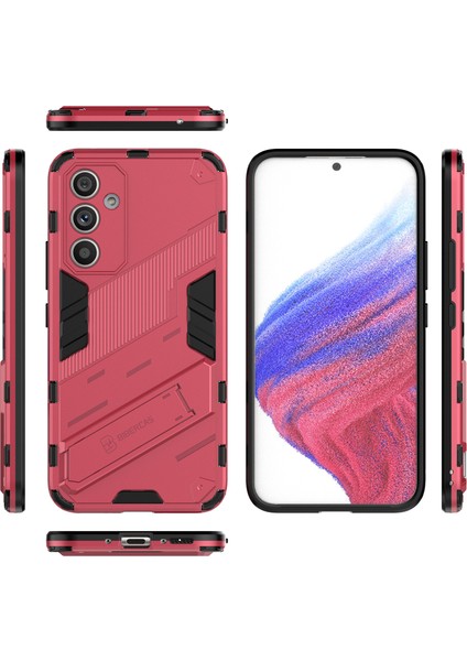 Samsung Galaxy A54 Için Sert Pc Tpu Hibrit Düşme Önleyici Stand Telefon Kılıfı - Sıcak Pembe (Yurt Dışından) fiyatları