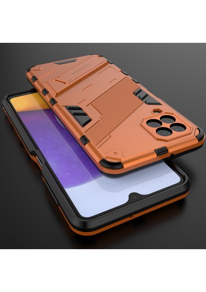 Samsung Galaxy A22 4g Için Sert Pc Tpu Hibrit Düşme Önleyici Stand Telefon Kılıfı - Turuncu (Yurt Dışından) indirimleri