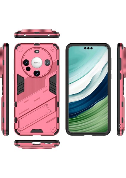Huawei Mate 60 Için Sert Pc Tpu Hibrit Düşme Önleyici Stand Telefon Kılıfı - Sıcak Pembe (Yurt Dışından) fiyatları