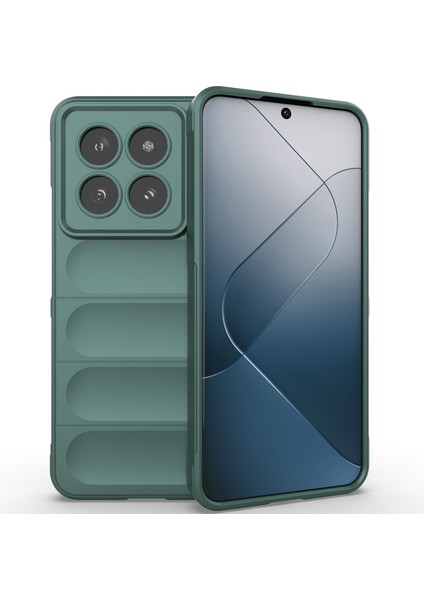 Xiaomi 14 Pro Için Yumuşak Tpu Kaymaz Telefon Kılıfı - Yeşil (Yurt Dışından) fiyatları