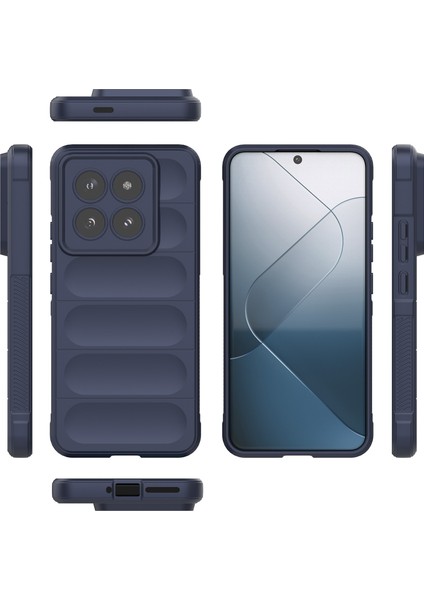 Xiaomi 14 Pro Için Yumuşak Tpu Kaymaz Telefon Kılıfı - Lacivert (Yurt Dışından) fiyatları