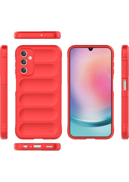 Samsung Galaxy A25 5g Için Yumuşak Tpu Kaymaz Telefon Kılıfı - Kırmızı (Yurt Dışından) modelleri
