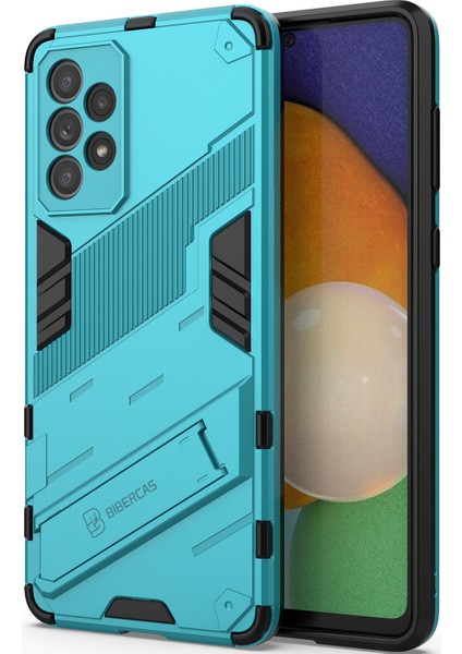 Samsung Galaxy A73 5g Için Sert Pc Tpu Hibrit Düşme Önleyici Stand Telefon Kılıfı - Mavi (Yurt Dışından) modelleri