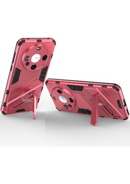 Huawei Mate 60 Için Sert Pc Tpu Hibrit Düşme Önleyici Stand Telefon Kılıfı - Sıcak Pembe (Yurt Dışından) fırsatları