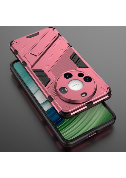 Huawei Mate 60 Için Sert Pc Tpu Hibrit Düşme Önleyici Stand Telefon Kılıfı - Sıcak Pembe (Yurt Dışından) indirimleri